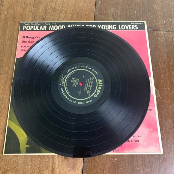 The Royale Dance Orchestra Popular Mood Music For Young Lovers Allegro Records - Picture 3 of 4